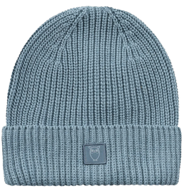 KnowledgeCotton Apparel KnowledgeCotton, Wool Rib Beanie, dusty blue melange