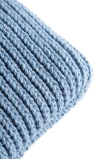 KnowledgeCotton Apparel KnowledgeCotton, Wool Rib Beanie, dusty blue melange