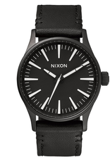 Nixon Nixon, Sentry Leather 38, Black/White