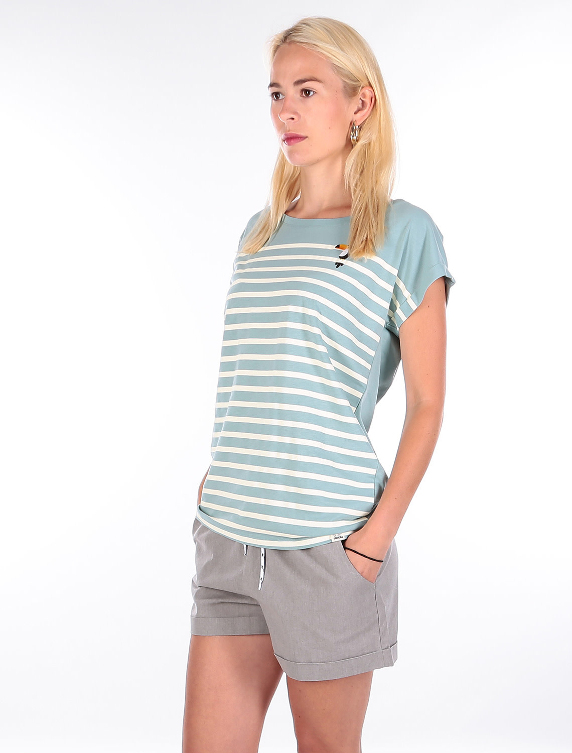 Iriedaily Iriedaily, Tucan Stripe, beryl, L