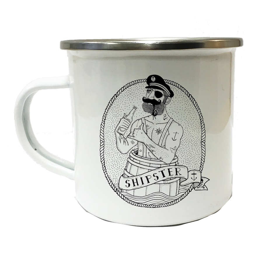 Lakor Lakor, Enamel Mug, classic shipster