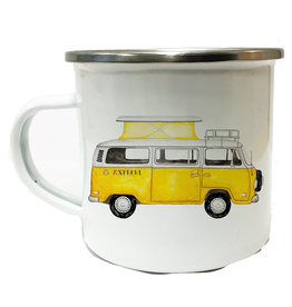 Lakor Lakor, Enamel Mug, yellow van