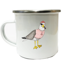 Lakor Lakor, Enamel Mug, seaborn seagull