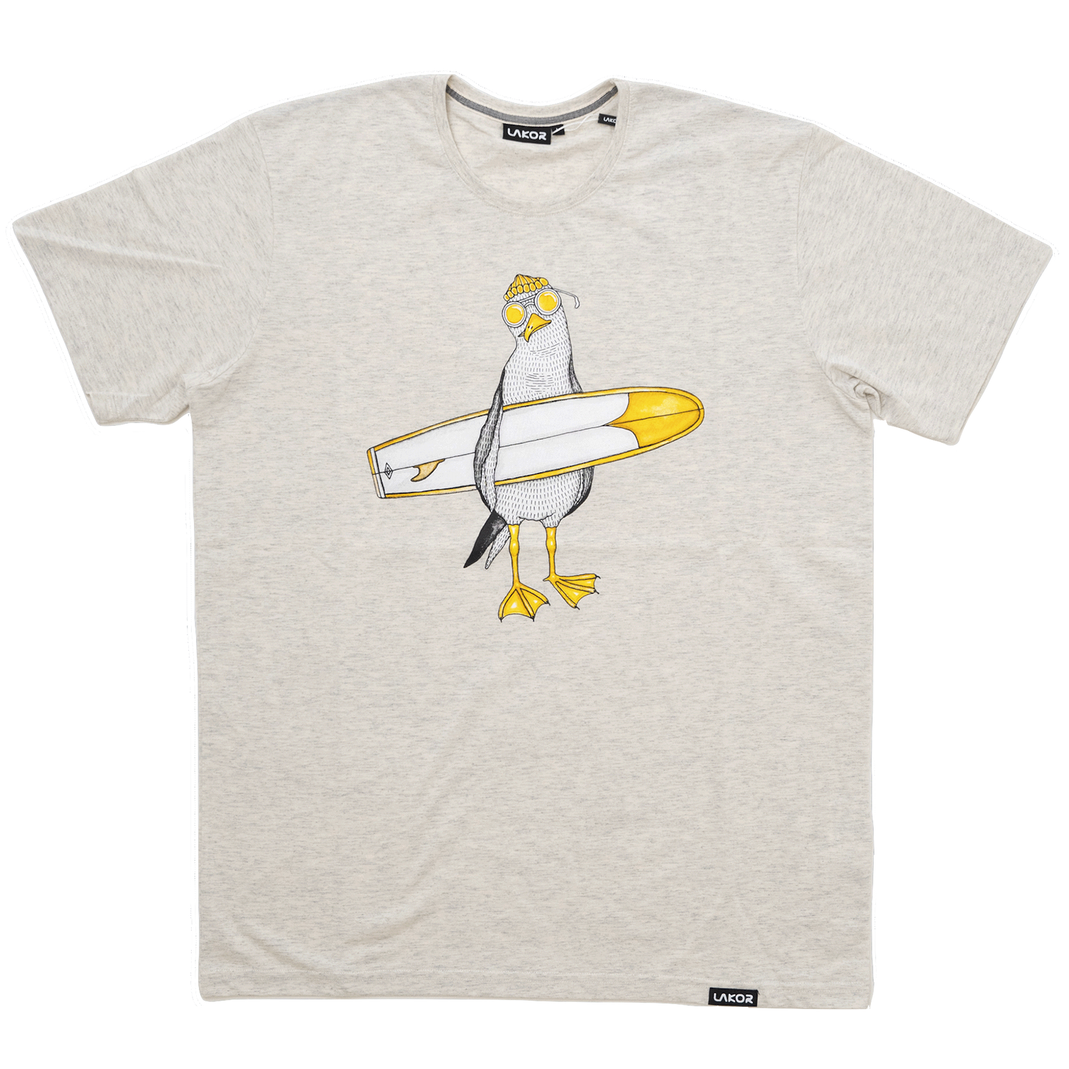 Lakor Lakor, Surfing Seagull, oatmeal mel., XL