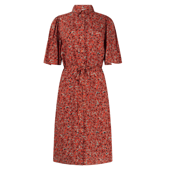 Another-Label Another-Label, Nasma dress s/s, dot red, S