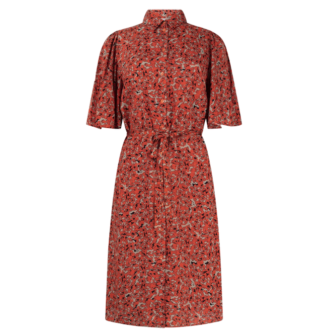 Another-Label Another-Label, Nasma dress s/s, dot red, XS