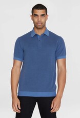 KnowledgeCotton Apparel KnowledgeCotton, Two Tone Polo, moonlight blue, L