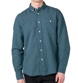 Klitmøller Klitmøller, Benjamin Linen Shirt, moss green, L