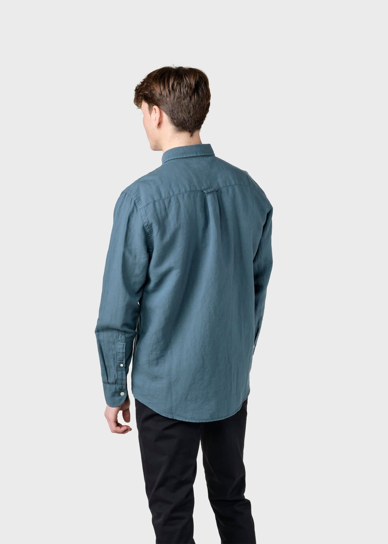 Klitmøller Klitmøller, Benjamin Linen Shirt, moss green, M