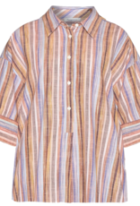 KnowledgeCotton Apparel KnowledgeCotton, Loose Shirt, mulitcolor stripe, L