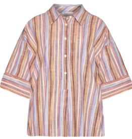 KnowledgeCotton Apparel KnowledgeCotton, Loose Shirt, mulitcolor stripe, L