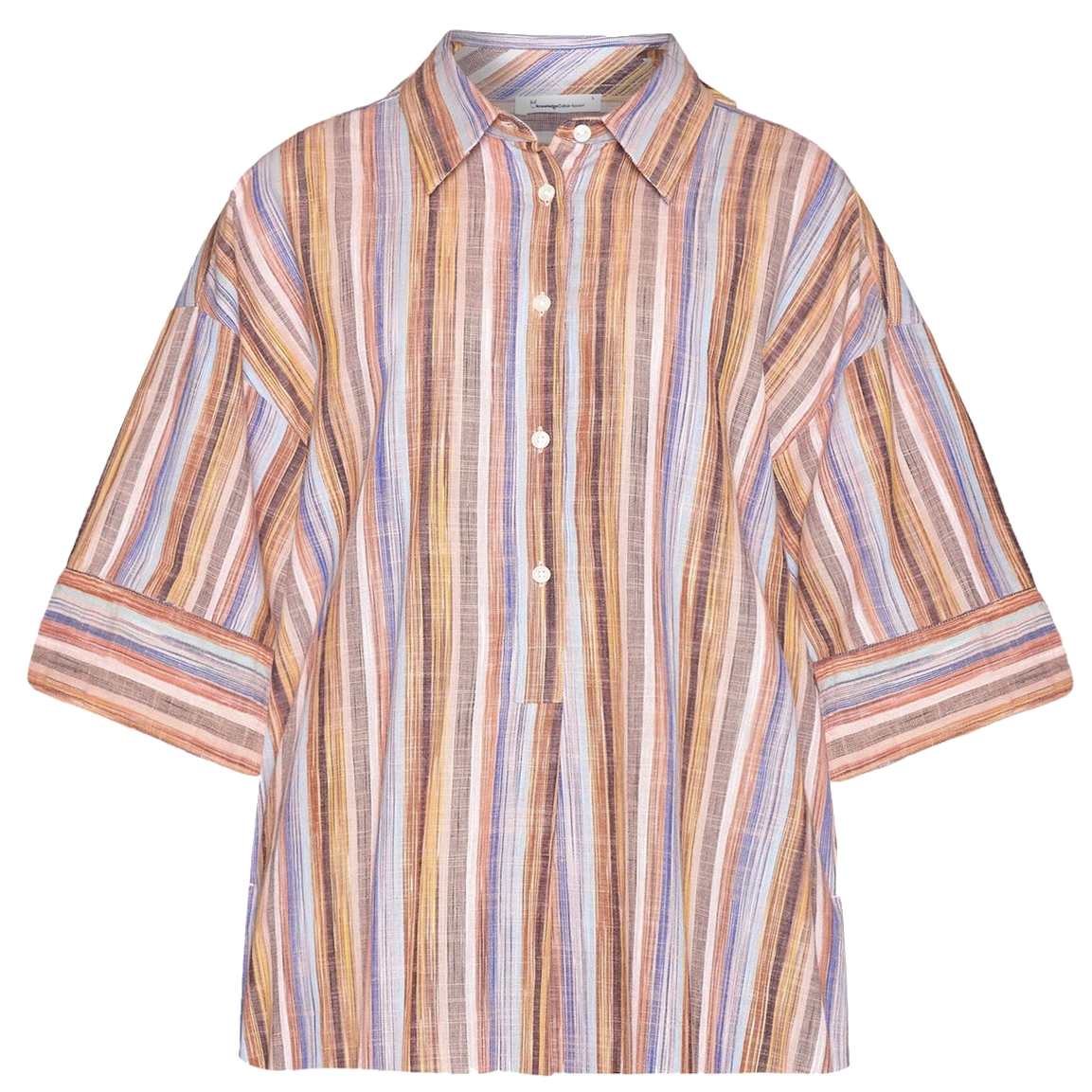 KnowledgeCotton Apparel KnowledgeCotton, Loose Shirt, mulitcolor stripe, L