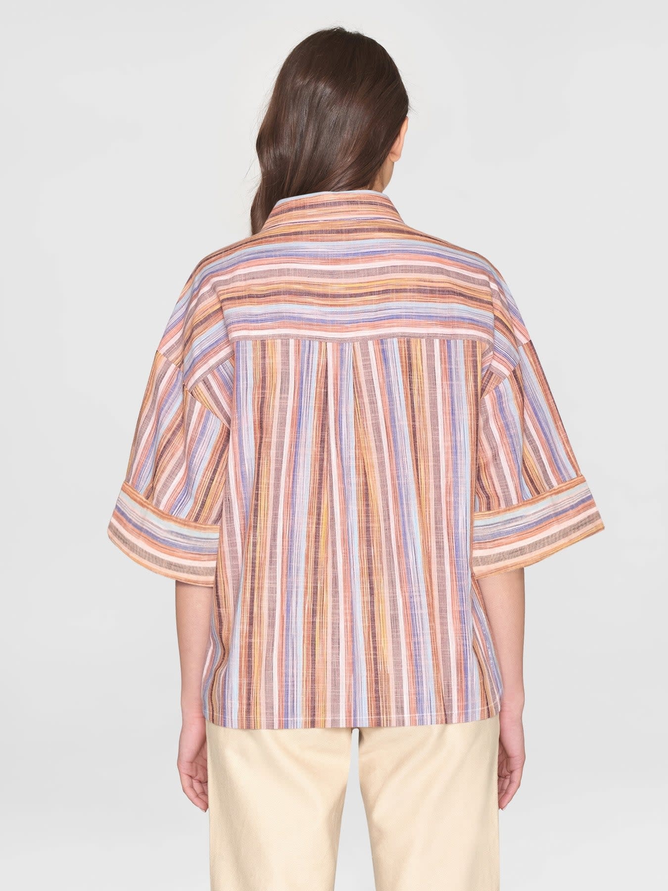 KnowledgeCotton Apparel KnowledgeCotton, Loose Shirt, mulitcolor stripe, L