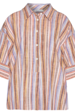 KnowledgeCotton Apparel KnowledgeCotton, Loose Shirt, mulitcolor stripe, M