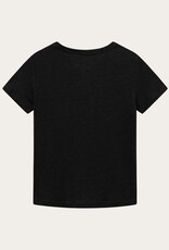 KnowledgeCotton Apparel KnowledgeCotton, Reg Linen T-Shirt, jet black, L