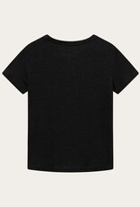 KnowledgeCotton Apparel KnowledgeCotton, Reg Linen T-Shirt, jet black, S