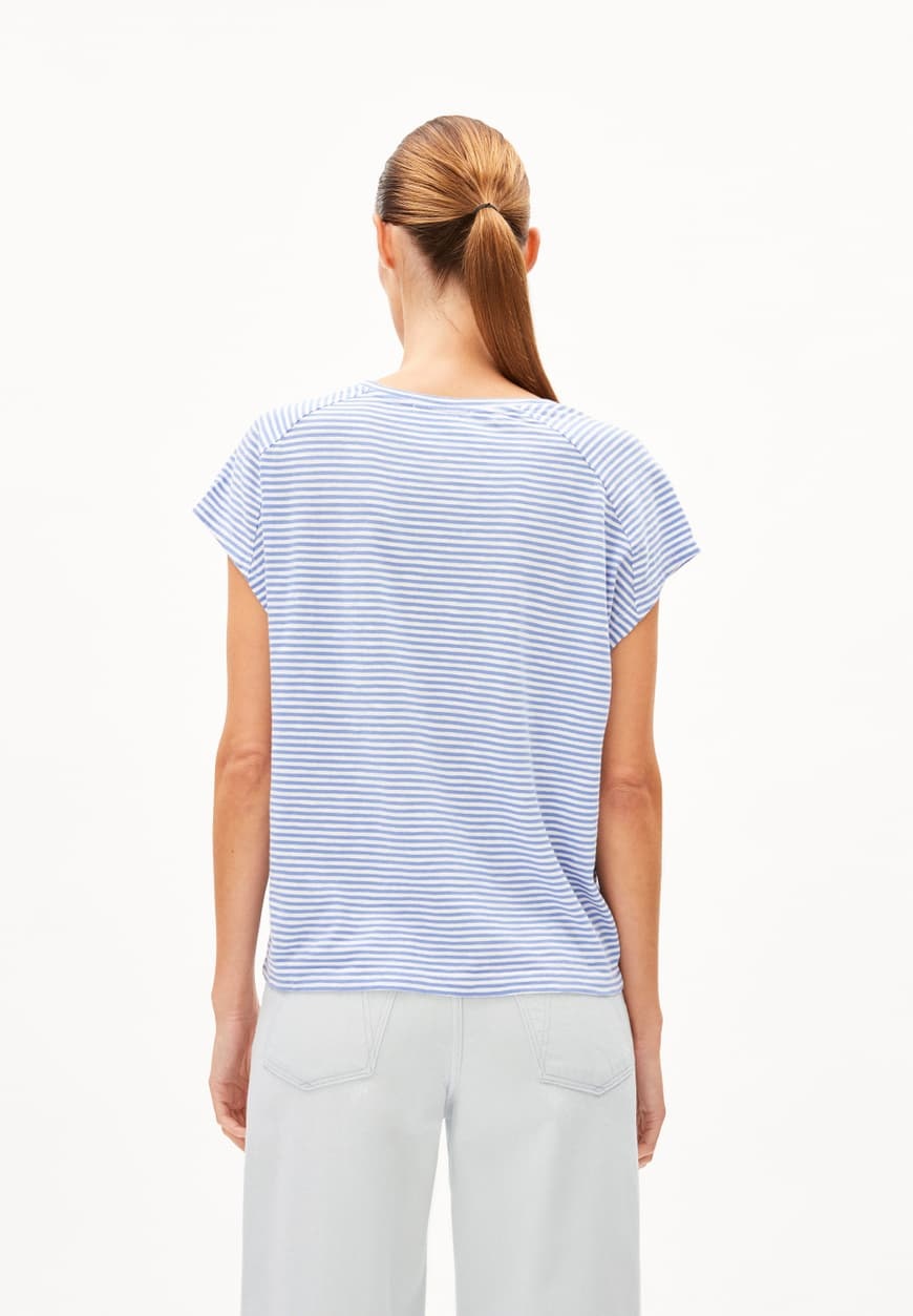 Armedangels Armedangels, Oneliaa Stripes, blue bloom-oatmilk, L