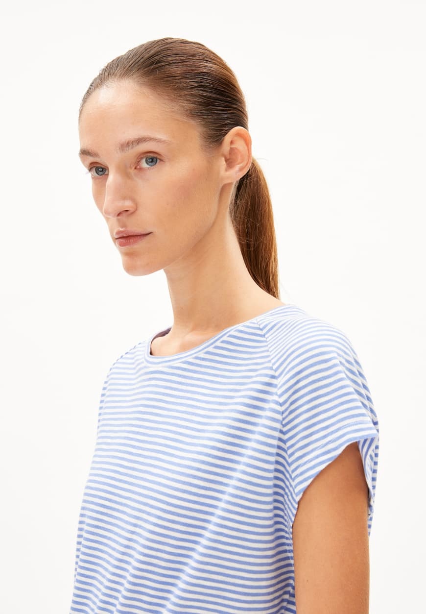 Armedangels Armedangels, Oneliaa Stripes, blue bloom-oatmilk, L