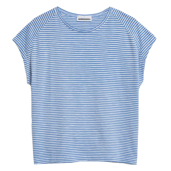 Armedangels Armedangels, Oneliaa Stripes, blue bloom-oatmilk, S