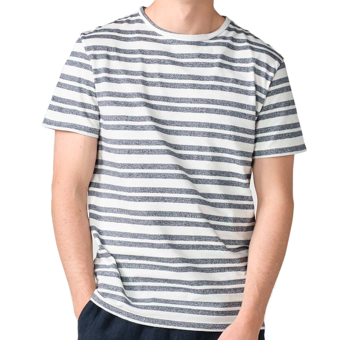 Klitmøller Klitmøller, Malthe Tee, cream/navy, L