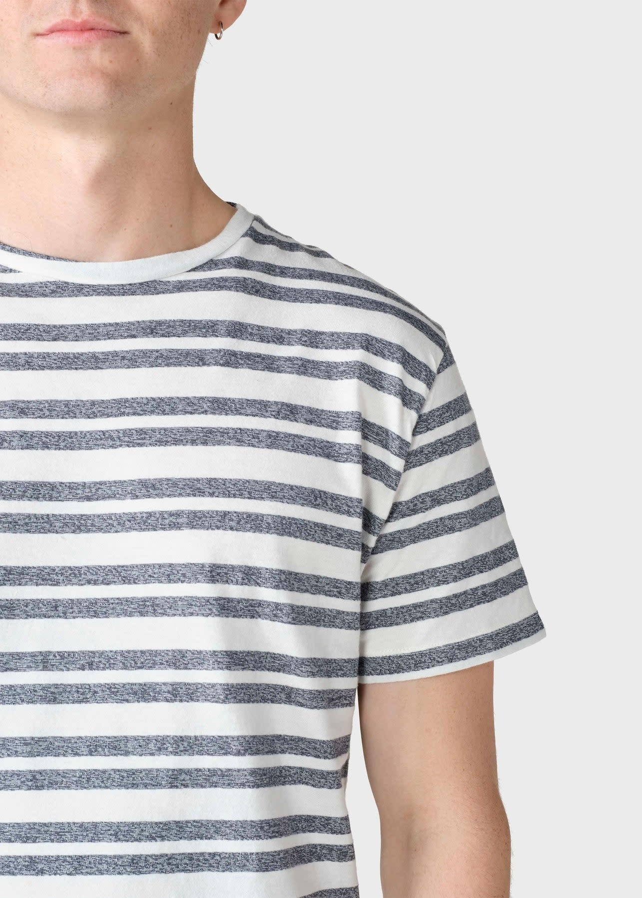 Klitmøller Klitmøller, Malthe Tee, cream/navy, L