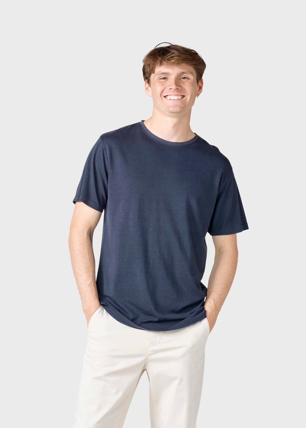 Klitmøller Klitmøller, Rufus Tee, navy, M