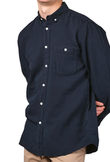 Klitmøller Klitmøller, Benjamin Linen Shirt, navy, XL