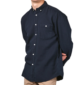 Klitmøller Klitmøller, Benjamin Linen Shirt, navy, L