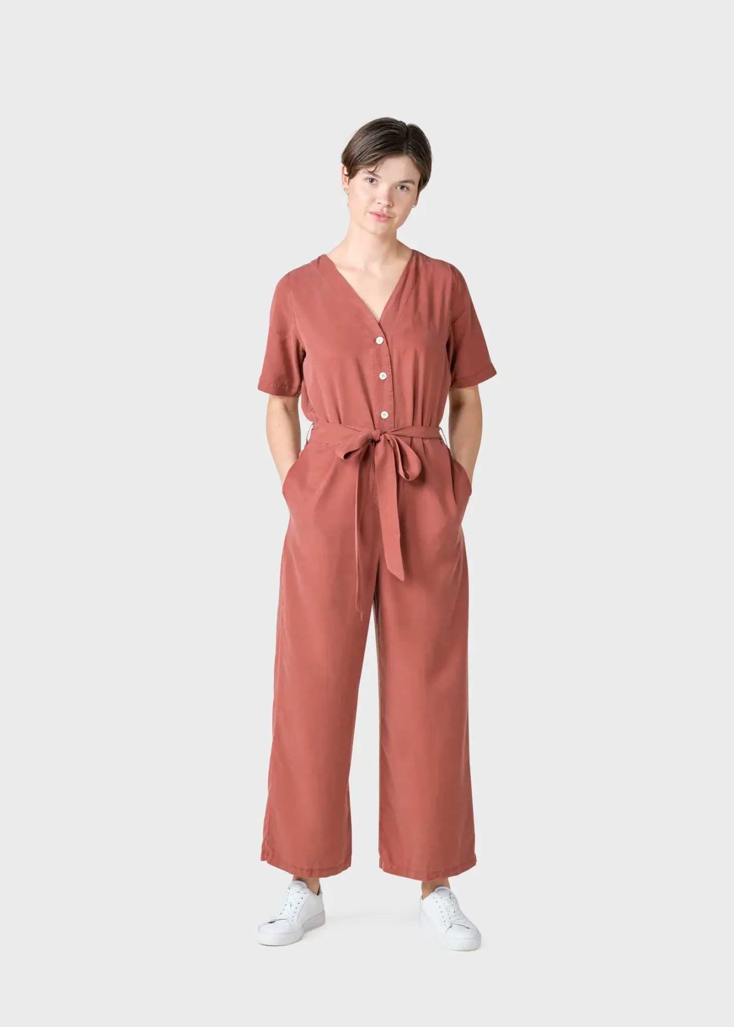 Klitmøller Klitmøller, Marna Jumpsuit, terracotta, L