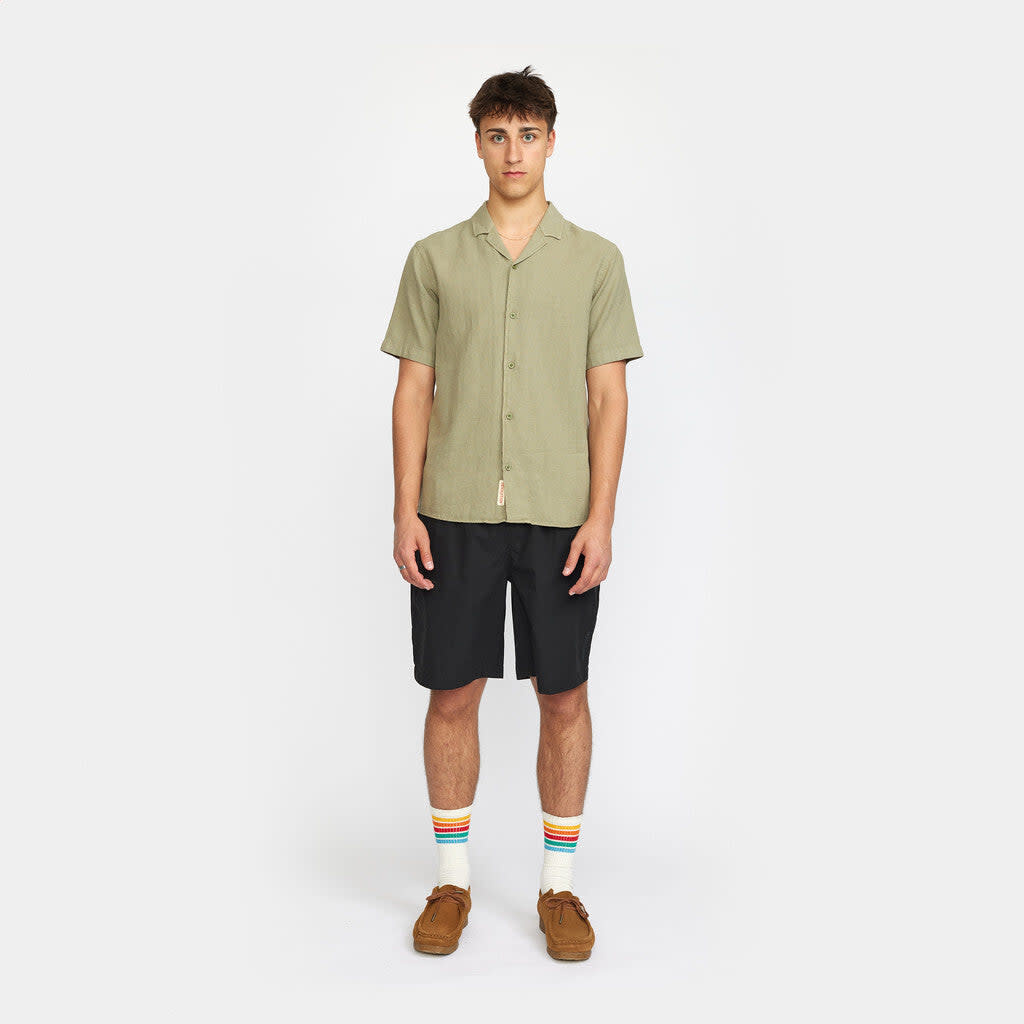 RVLT RVLT, 3927 Short-Sleeved Cuban Shirt, lightgreen, XL