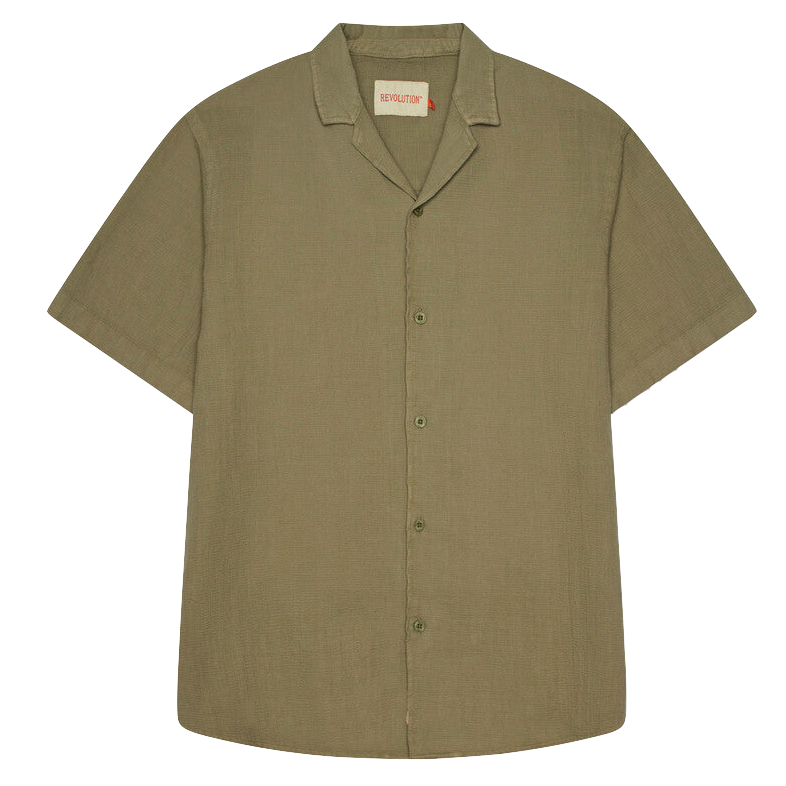 RVLT RVLT, 3927 Short-Sleeved Cuban Shirt, lightgreen, L