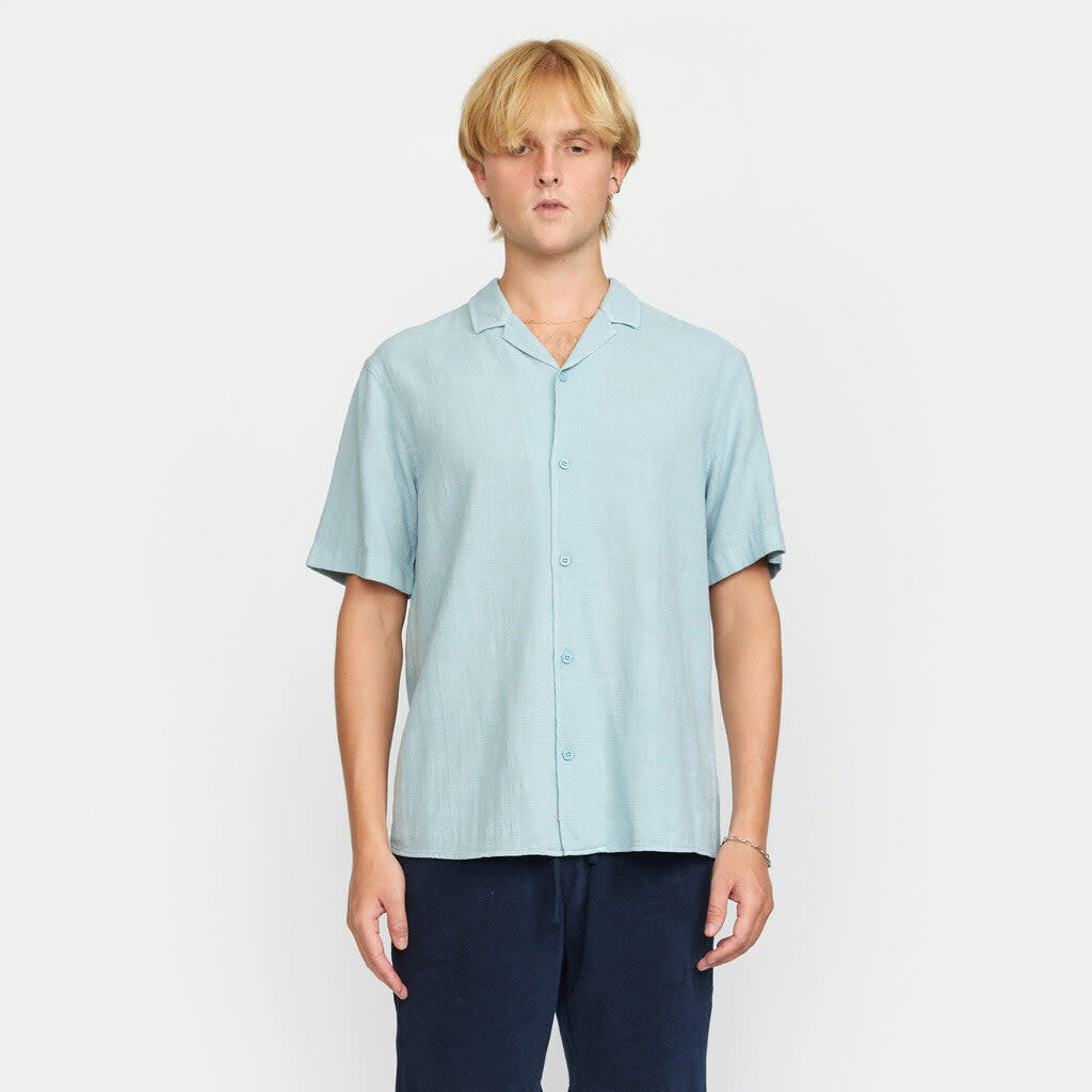 RVLT RVLT, 3927 Short-Sleeved Cuban Shirt, lightblue, XL