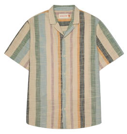 RVLT RVLT, 3918 Short-Sleeved Cuban Shirt, dustgreen, M