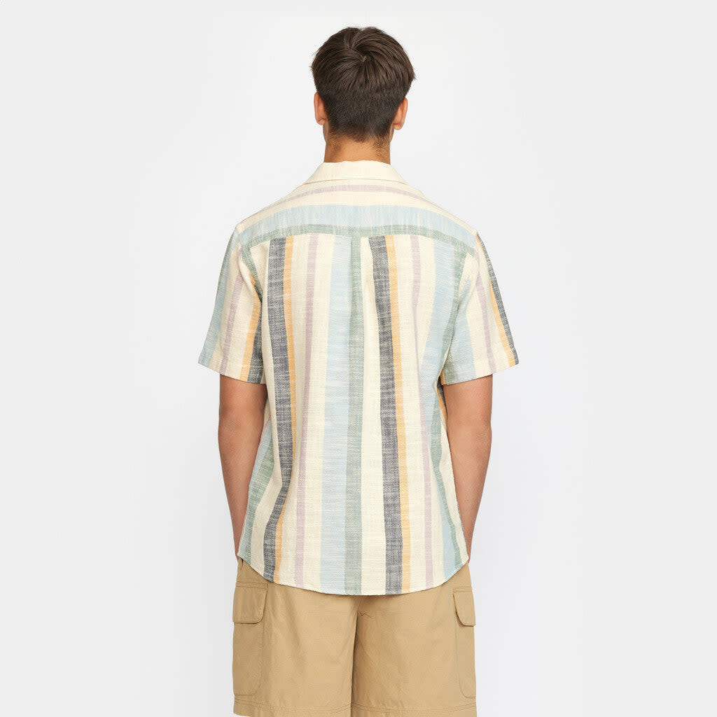 RVLT RVLT, 3918 Short-Sleeved Cuban Shirt, dustgreen, M