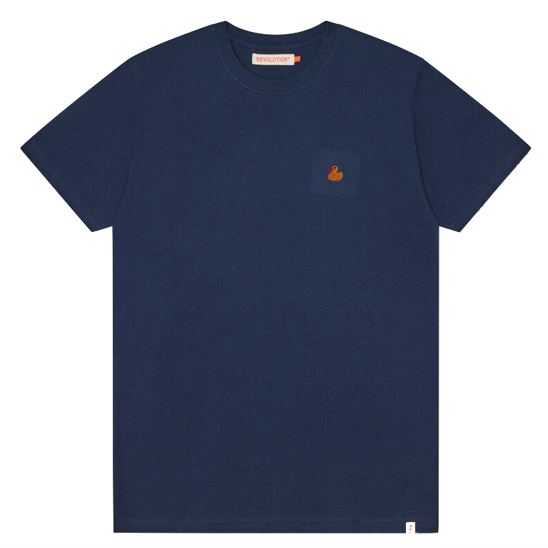 RVLT RVLT, 1368 DUC Regular T-shirt, navy-melange, M