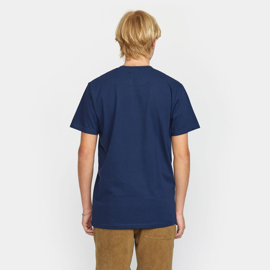 RVLT RVLT, 1368 DUC Regular T-shirt, navy-melange, M