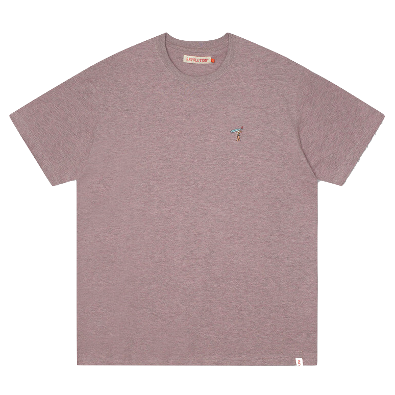 RVLT RVLT, 1366 GIR Loose T-Shirt, purple-melange, M