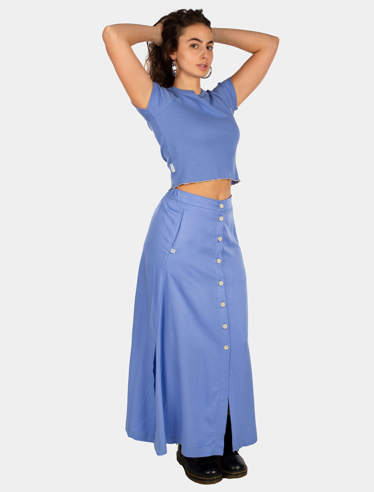 Iriedaily Iriedaily, Civic Eco Maxi Skirt, lavender blue, M