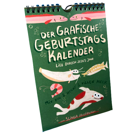 Slinga Slinga, Kalender, GraFischer Geburtstagskalender