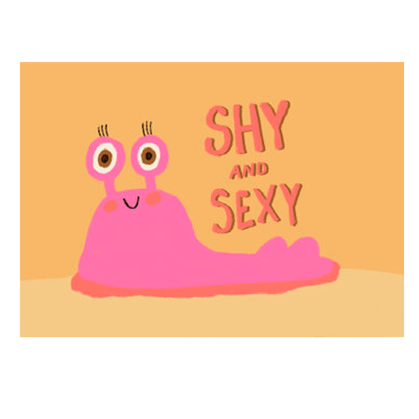 Slinga Slinga, Postkarte, Shy And Sexy