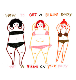 Slinga Slinga, Postkarte, Bikini Body