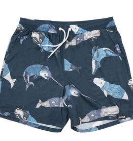 Lakor Lakor, Whales Swim Shorts, blueberry, 32 (M)