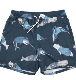 Lakor Lakor, Whales Swim Shorts, blueberry, 30 (S)