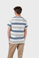 Klitmøller Klitmøller, George Tee, sky blue/sage stripes, L