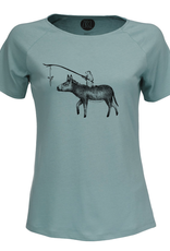 ZRCL ZRCL, Donkey T-Shirt, steel blue, L