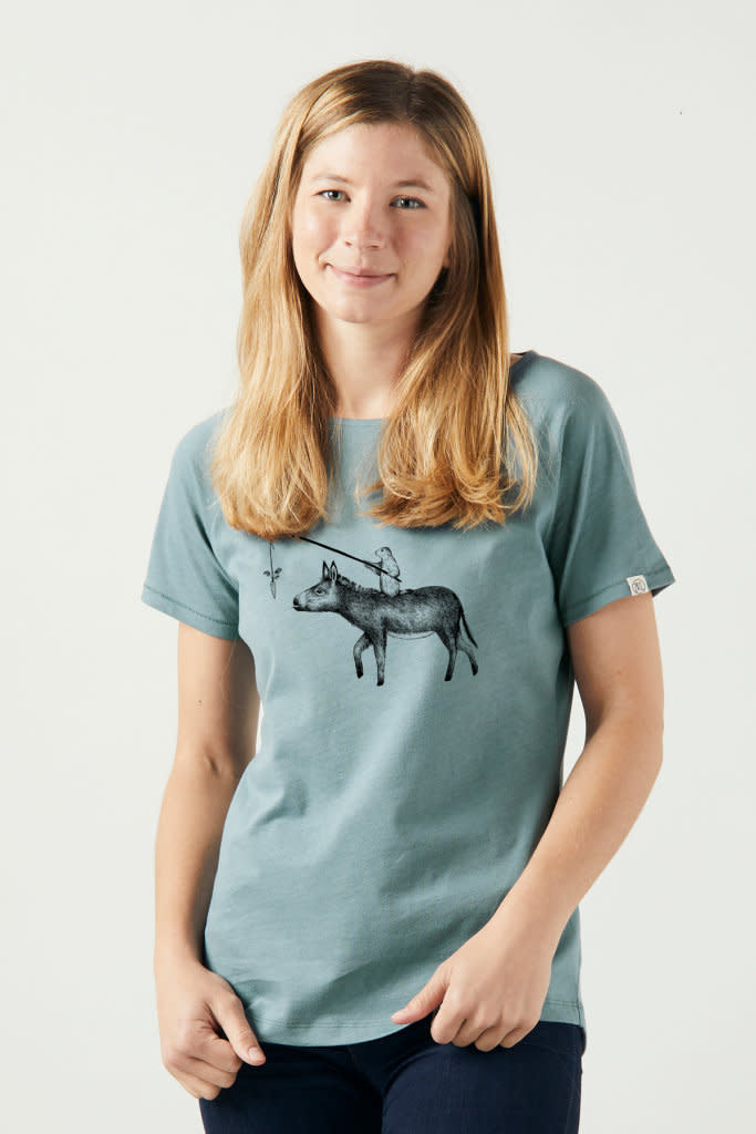 ZRCL ZRCL, Donkey T-Shirt, steel blue, L