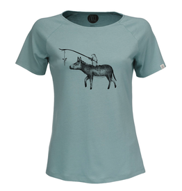 ZRCL ZRCL, Donkey T-Shirt, steel blue, M