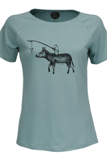 ZRCL ZRCL, Donkey T-Shirt, steel blue, XS