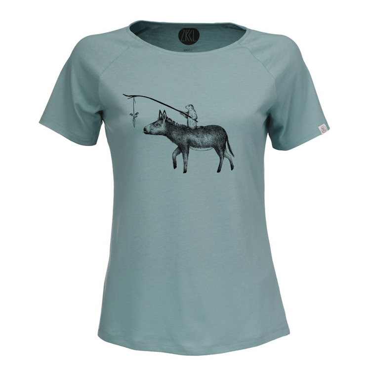 ZRCL ZRCL, Donkey T-Shirt, steel blue, XS