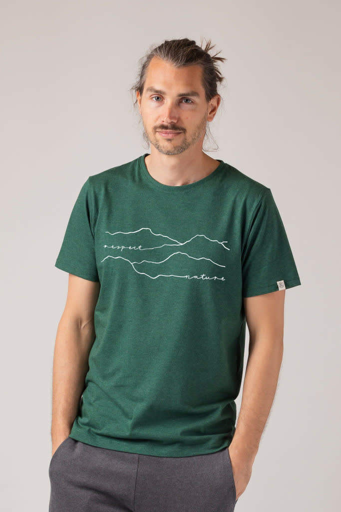 ZRCL ZRCL, Respect Nature T-Shirt, green stone, S